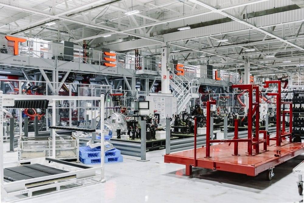 Tesla Fabrik in Fremont, CA