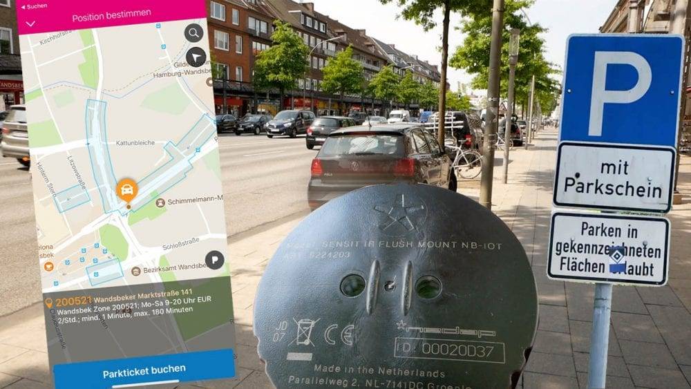 Parkplatz mit Park and Joy finden