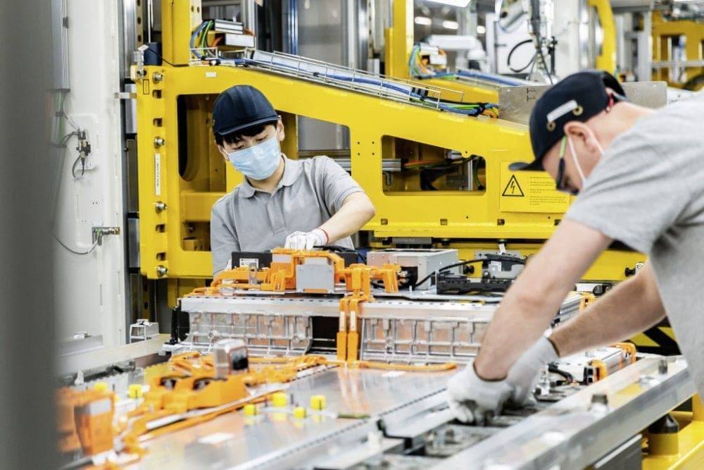 Mercedes-Benz Batterieprodukltion