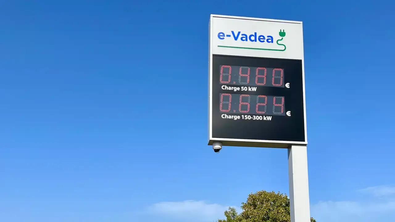 Ladepreisanzeige in Frankreich