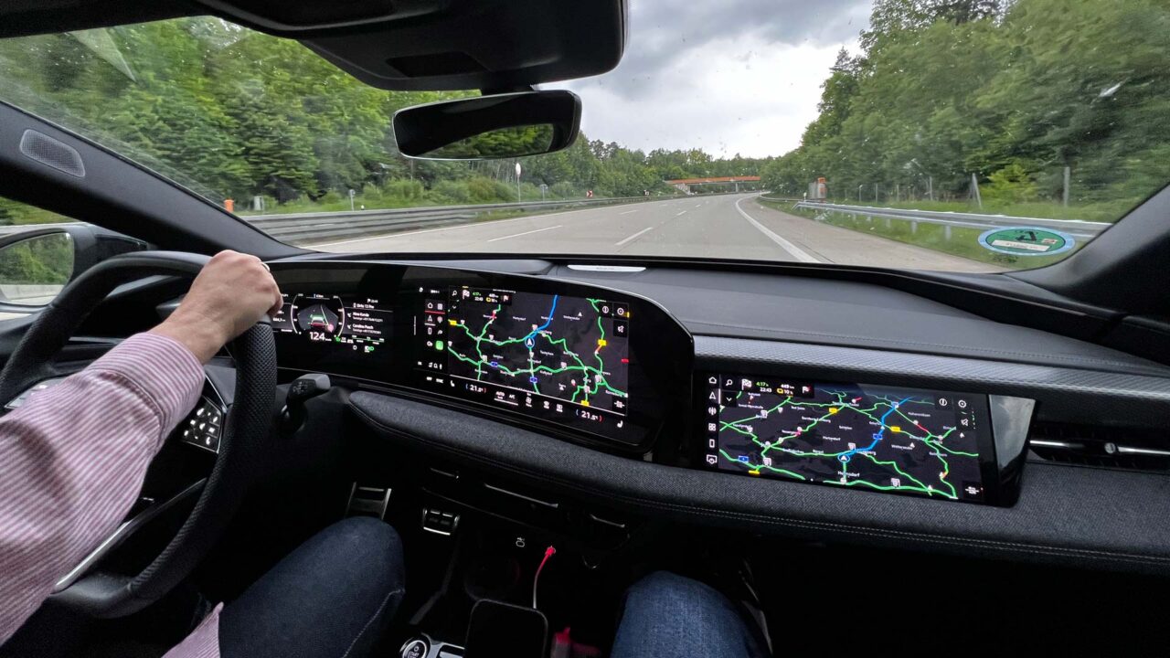 Audi A6 Beifahrerdisplay