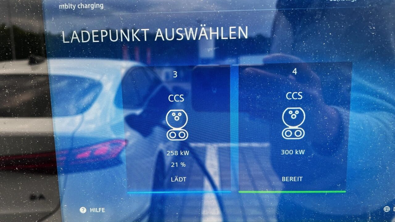 Audi A6 Sportback Ladesäule Ladeleistung