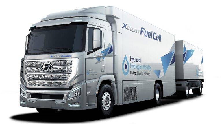 Hyundai Wasserstoff Lkw Xcient