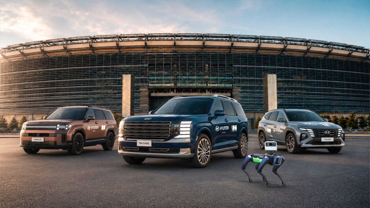 Hyundai Verbrennerflotte für die WM in den USA
