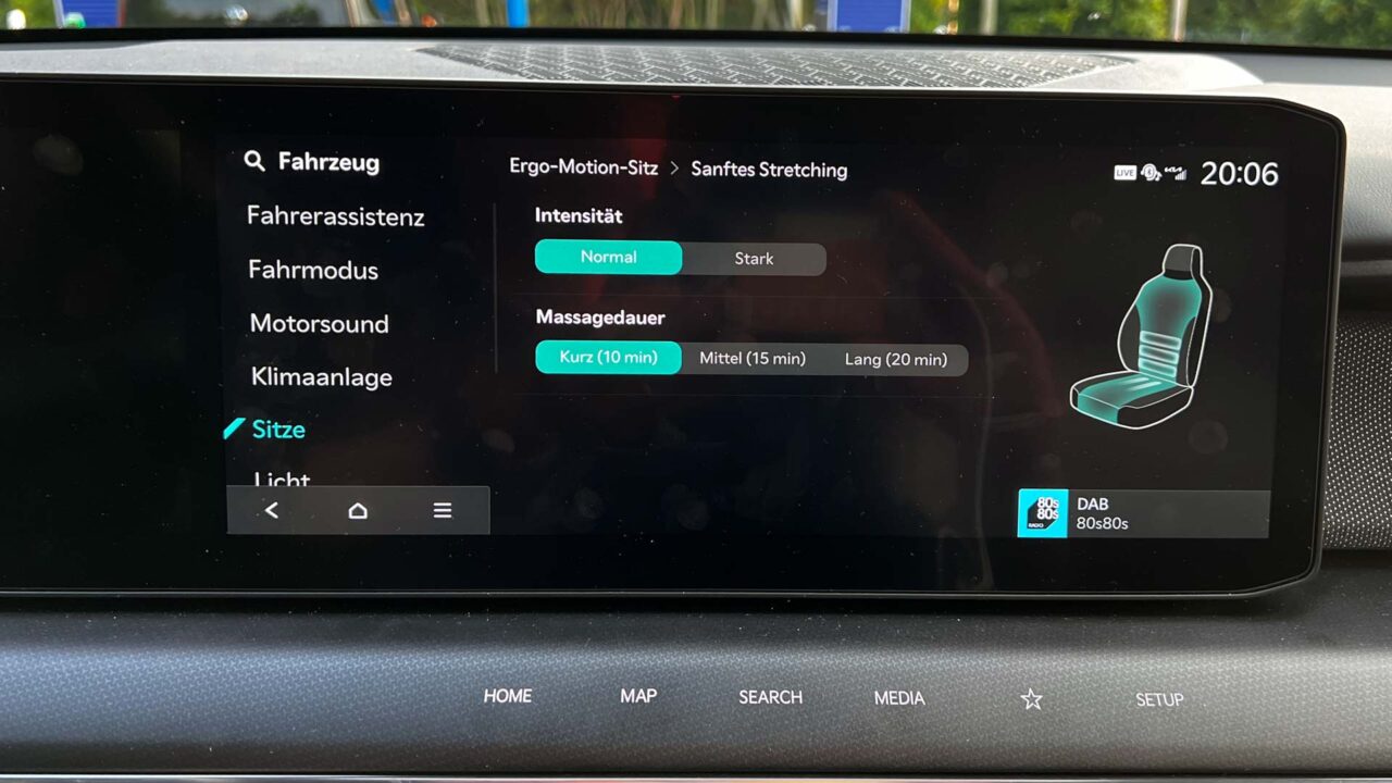 Kia EV 9 Massage