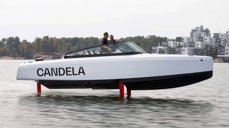Candela Hydrofoil E-boot Batterie Polestar