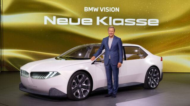 Oliver Zipse mit der Vision Neue Klasse von BMW