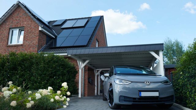 e-auto einbindung in Energienetz im Haus