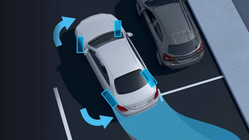 Mercedes-Benz EQS Hinterradlenkung Abofalle