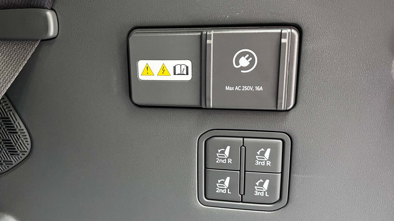 Kia EV 9 Rücksitze umklappen